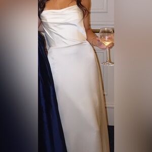 Amsale Jara Dress- Ivory